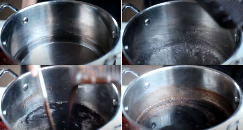 Thực hiện làm trà sữa bí đao nấu thạch sương sáo