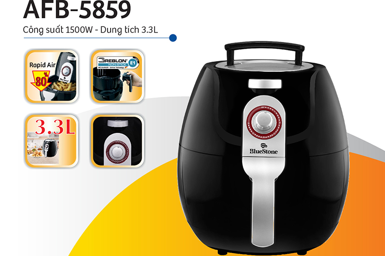 Công suất-Nồi chiên không dầu BLUESTONE AFB5859