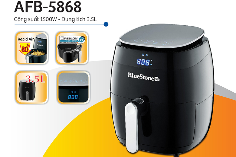 Công suất-Nồi chiên không dầu Bluestone AFB-5868