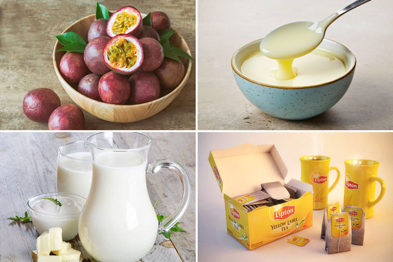 trà sữa chanh dây cần nguyên liệu pha trà sữa chanh dây