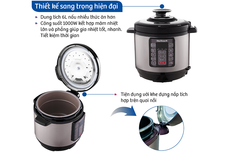 Thiết kế-Nồi áp suất Bluestone 6L PCB5755