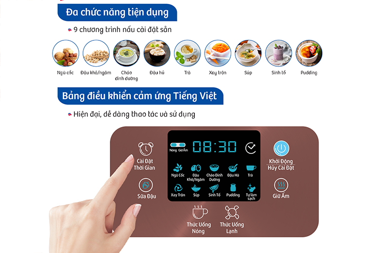 Đa chức năng-Máy làm sữa đậu nành Bluestone SMB7393