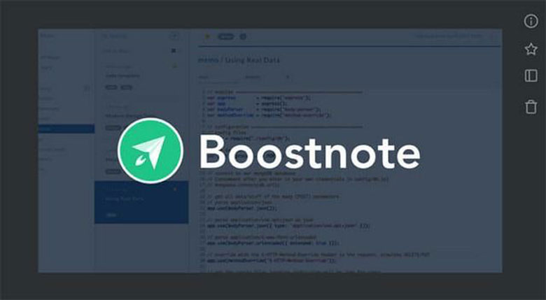 Boostnote các phần mềm note trên máy tính