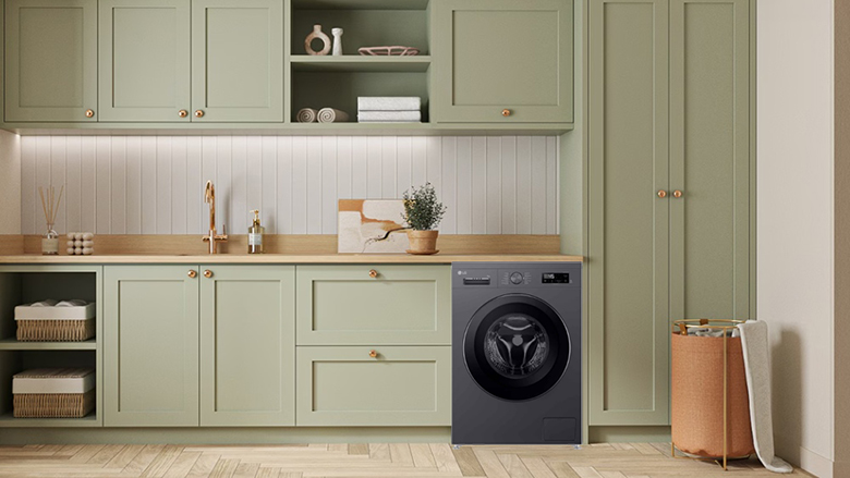 Thiết kế 2 trong 1 - Máy giặt sấy LG Inverter giặt 9 kg - sấy 5 kg FB1209D5M