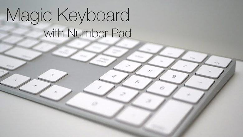 Bàn phim Apple Magic Keyboard with Numeric Keypad MQ052ZA/A hỗ trợ phím số
