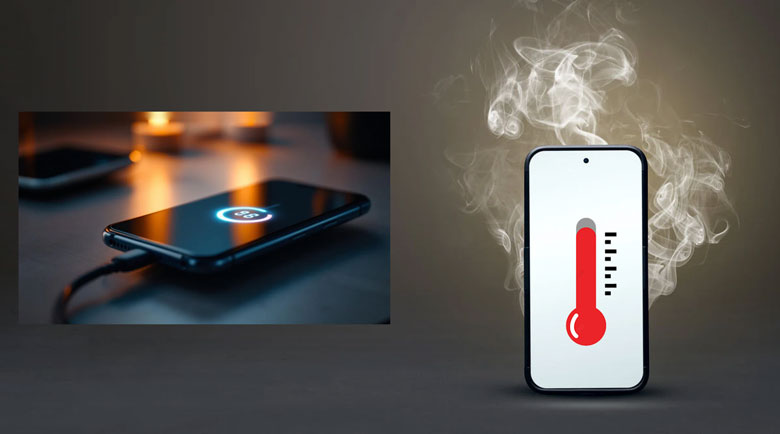 Có nên tháo ốp lưng khi sạc - Tăng nhiệt độ ảnh hưởng hiệu suất
