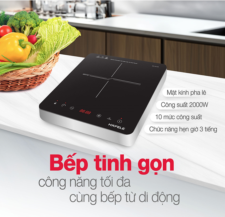 Bếp từ đơn Hafele HS-I2711B công suất 2000w