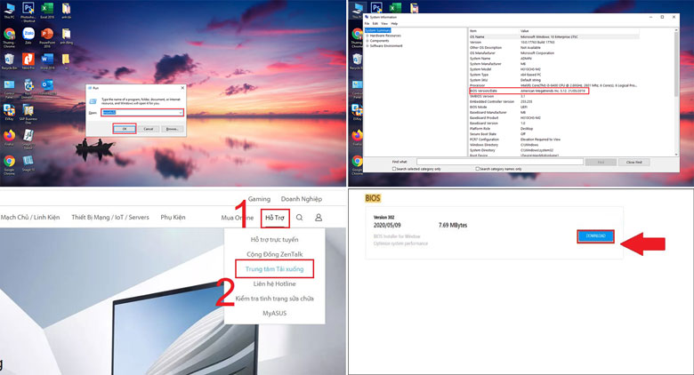 Laptop không nhận card rời cập nhật BIOS