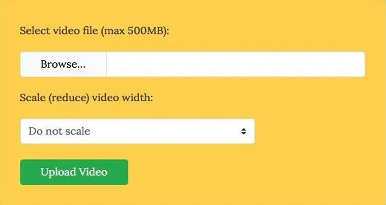 Cách nén video trên điện thoại iPhone sử dụng web trực tuyến