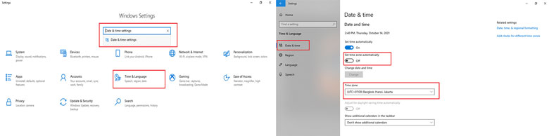 Đồng hồ laptop không tự cập nhật cách khắc phục