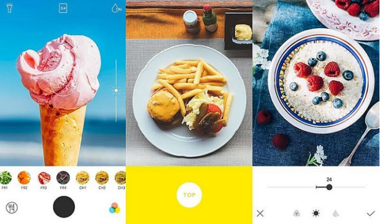 Phần mềm quay video trên điện thoại Foodie