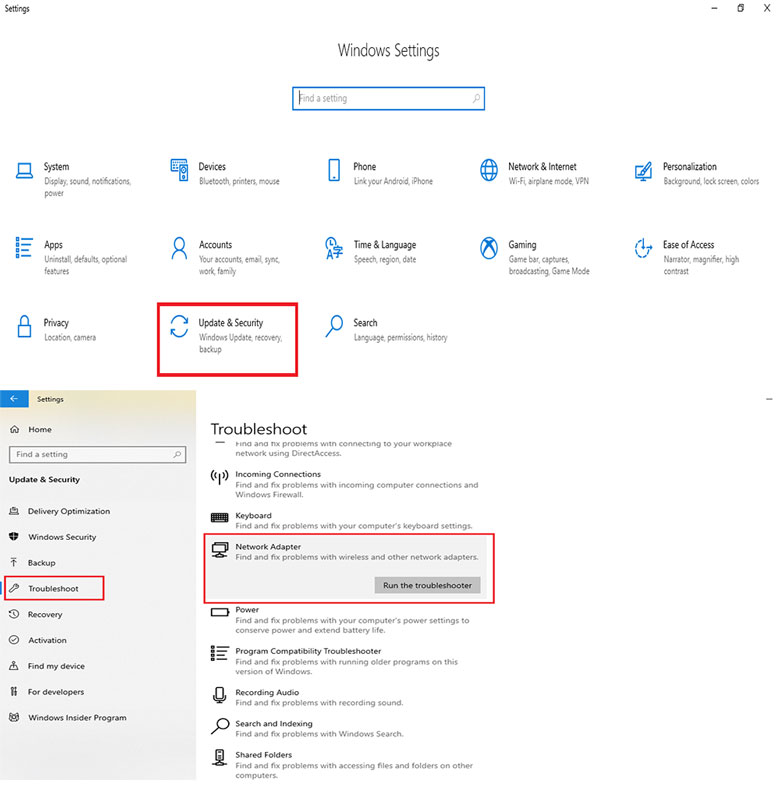Cách khắc phục màn hình laptop bị vàng bằng Microsoft