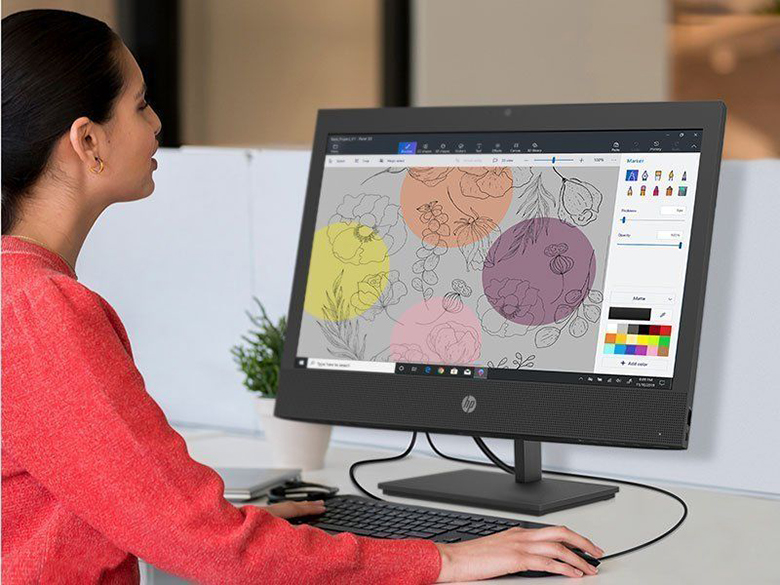 Máy tính All In One HP ProOne 400 G6 230T5PA đáp ứng tốt công việc văn phòng