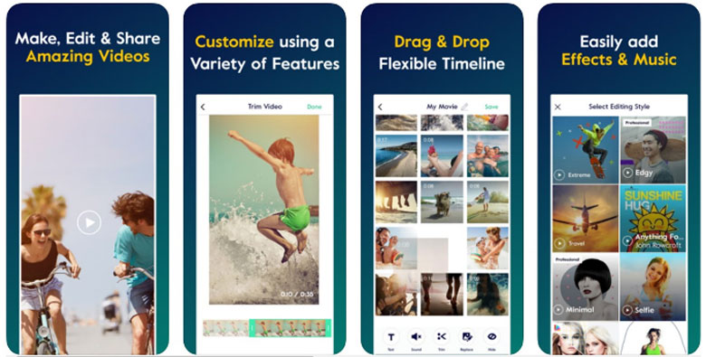 Phần mềm chỉnh sửa video trên điện thoại Magisto Video Editor & Maker