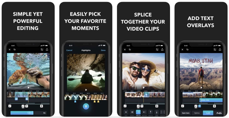 Phần mềm chỉnh sửa video trên điện thoại Splice