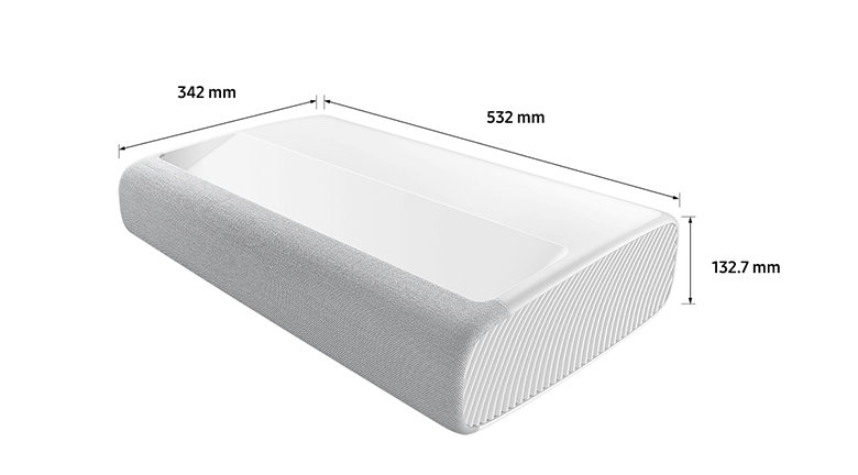 Thiết kế nhỏ gọn - Máy chiếu siêu gần Smart Samsung The Premiere 4K 120 inch SP-LSP7T