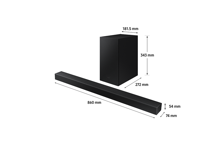 Thiết kế sang trọng - Loa Soundbar Samsung HW-A450/XV