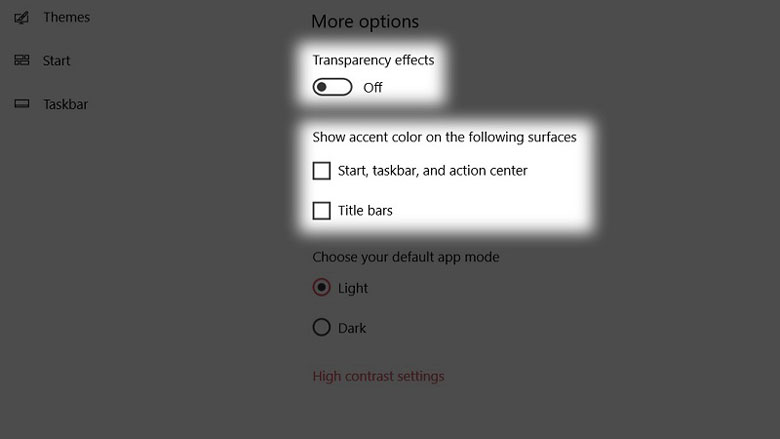 Cách làm máy tính mượt hơn Win 10 khi tắt hiệu ứng đồ hoạ
