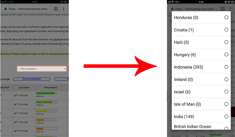 cách đổi ip điện thoại bước 2