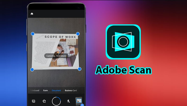 phần mềm scan trên điện thoại Adobe Scan