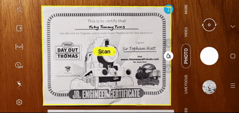 Cách scan ảnh bằng điện thoại Samsung có sẵn
