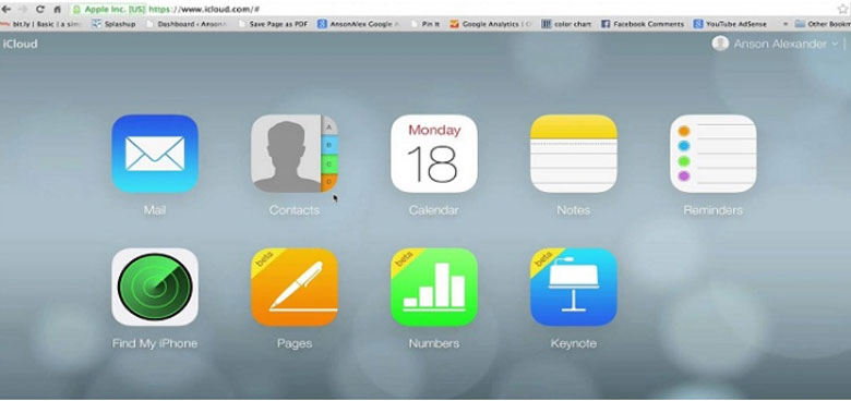 Cách xóa số điện thoại trên iPhone cùng lúc bằng Macbook: Bước 1
