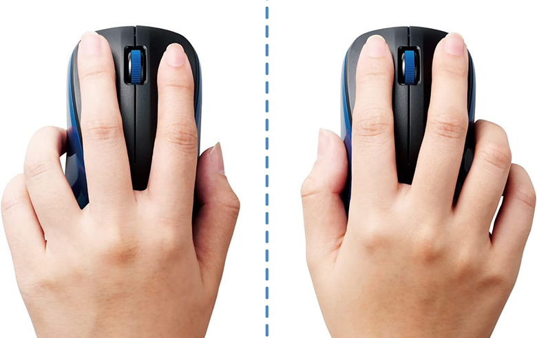 Elecom M-BY11BRSKBU sử dụng cả tay trái và tay phải