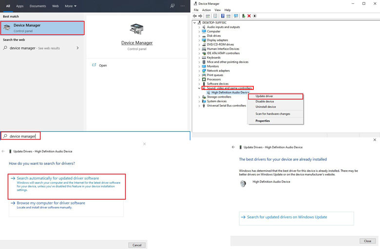 Cách mở loa máy tính bị khóa Win 10 cần cài lại Driver