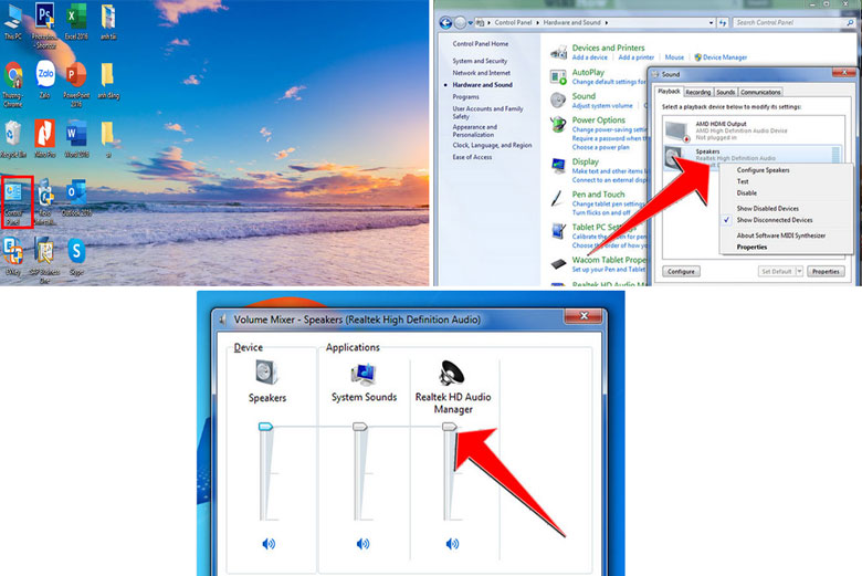 Cách cắm tai nghe vào máy tính cần cài đặt cấu hình