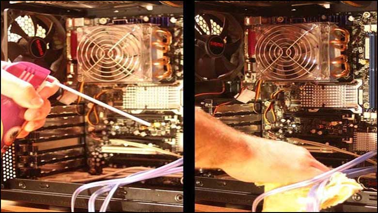 Cách nâng cấp máy tính để bàn sử dụng bình nén khí