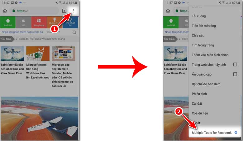 Cách xóa bạn bè hàng loạt trên Facebook bằng điện thoại: Bước 4