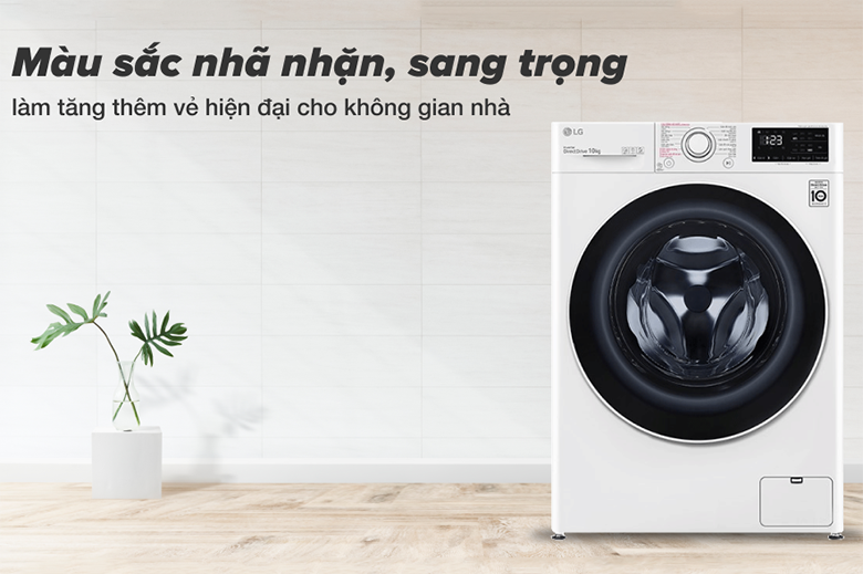 Thiết kế-Máy giặt LG Inverter 10 kg FV1410S5W lồng ngang