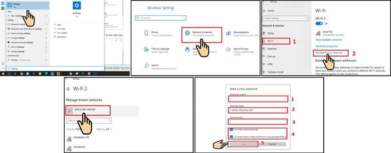 Hướng dẫn kết nối Wifi ẩn trên laptop
