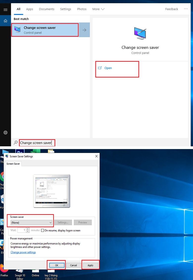 Laptop tự sleep bằng cách tắt chế độ nghỉ màn hình