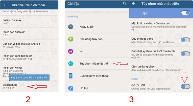 Cách khôi phục tin nhắn sms trên điện thoại bằng Android Data Recovery: Bước 2+3