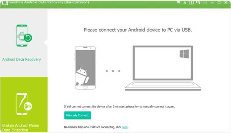 Cách khôi phục tin nhắn sms trên điện thoại bằng Android Data Recovery: Bước 4