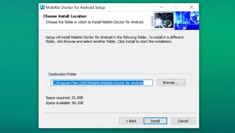 Cách khôi phục tin nhắn sms trên điện thoại bằng phần mềm MobiKin Doctor: Bước 1