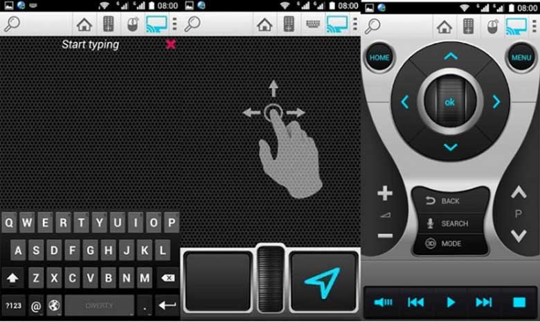 Điều khiển android box bằng điện thoại bằng ứng dụng Handy Smart TV