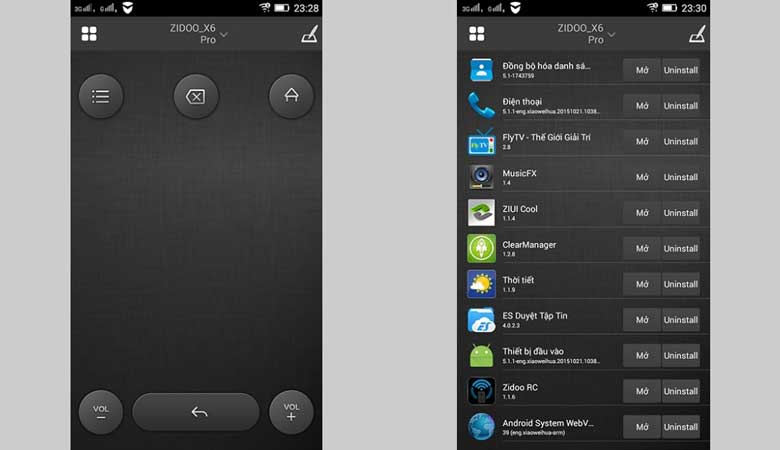 Ứng dụng điều khiển android box bằng điện thoại Zidoo Remote Control