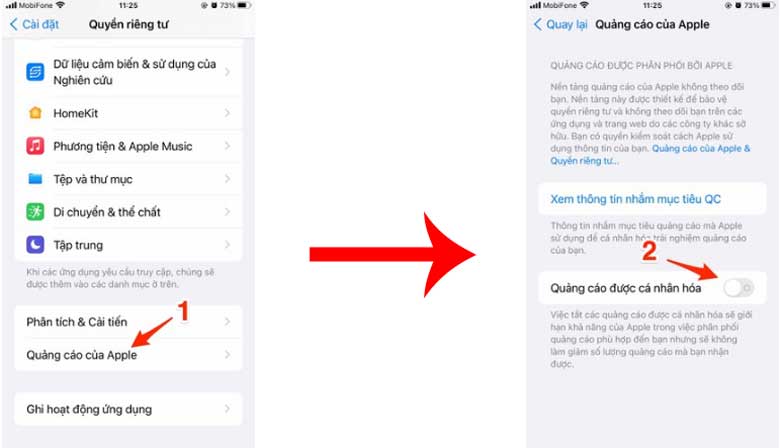 Cách chặn quảng cáo trên điện thoại iPhone