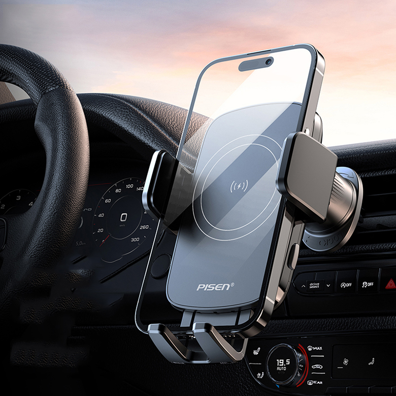Thiết kế hiện đại - Sạc PISEN Car Wireless Auto Clamping 15W