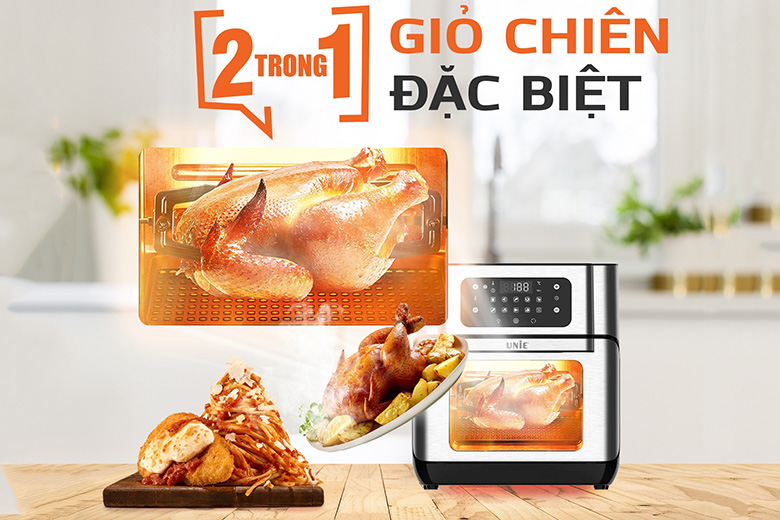 Giỏ chiên-Nồi chiên không dầu Unie 10 lít UE-1000
