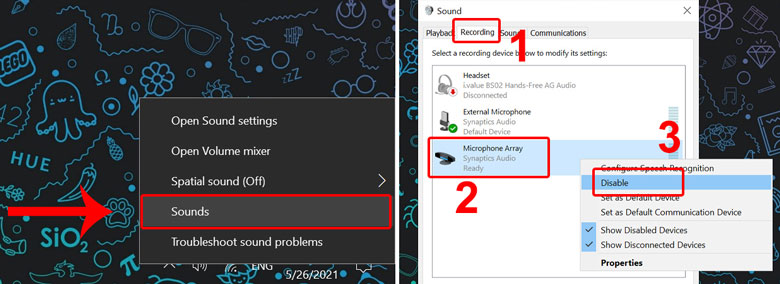 Cách khắc phục micro laptop bị rè loại bỏ thiết bị ghi âm gây nhiễu