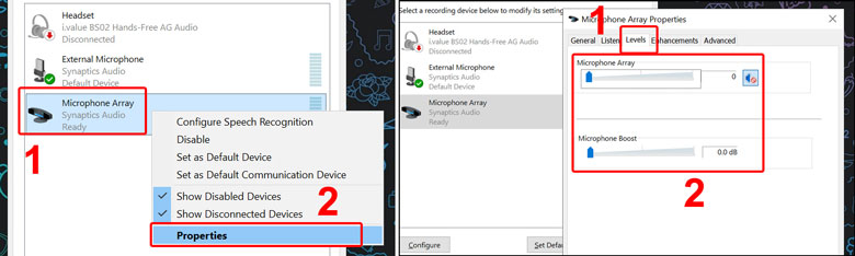 Cách khắc phục micro laptop bị rè cần điều chỉnh âm lượng