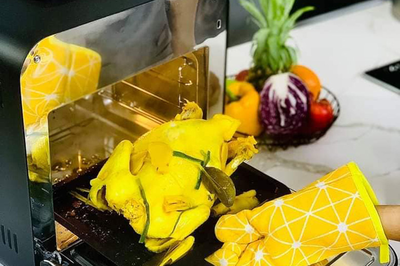 Dung tích-Nồi chiên không dầu hơi nước Kalite 15 lít Steam Pro