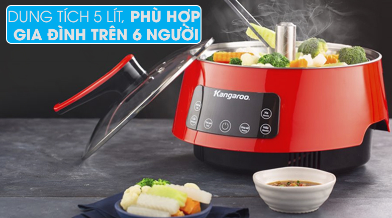 Nồi lẩu thang máy Kangaroo 5 lít KG278