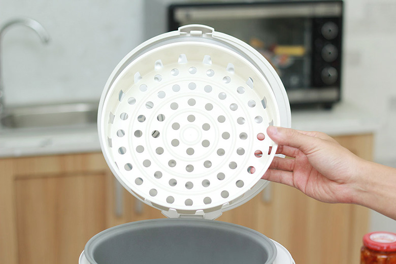 Xửng hấp-Nồi cơm điện Sharp 1.8 lít KS-181TJV