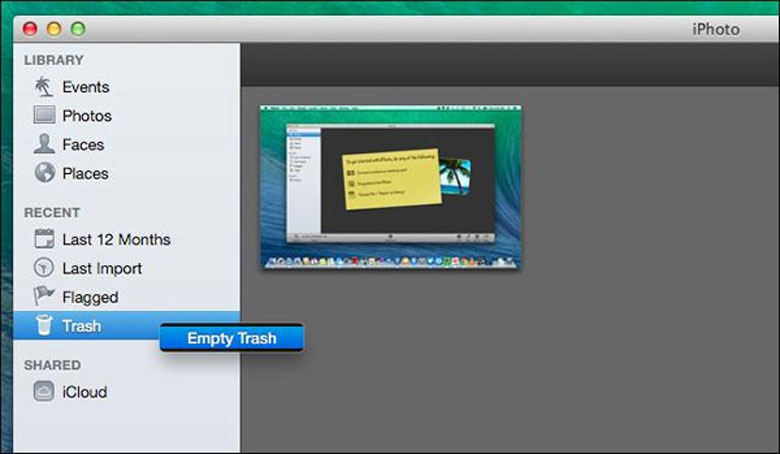 Giải phóng bộ nhớ MacBook thường xuyên dọn thùng rác
