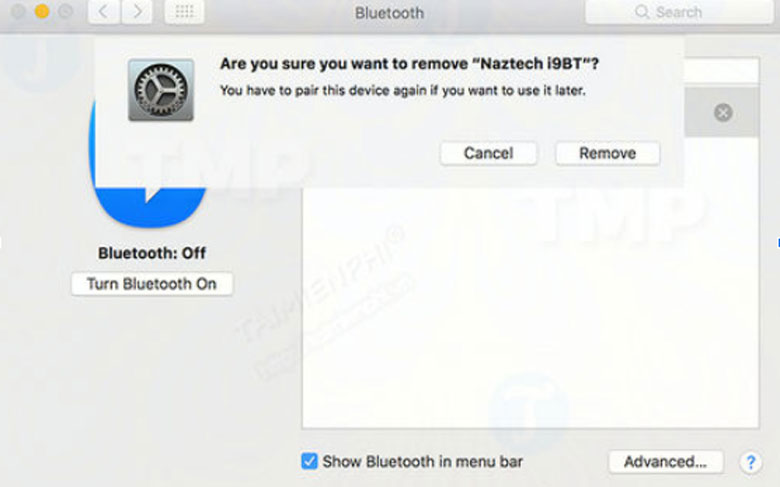 Cách khắc phục không kết nối được chuột Bluetooth với MacBook là kết nối lại 1 lần nữa