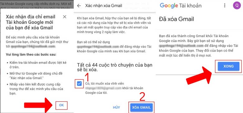 Cách xóa tài khoản gmail trên điện thoại Samsung: Bước 3